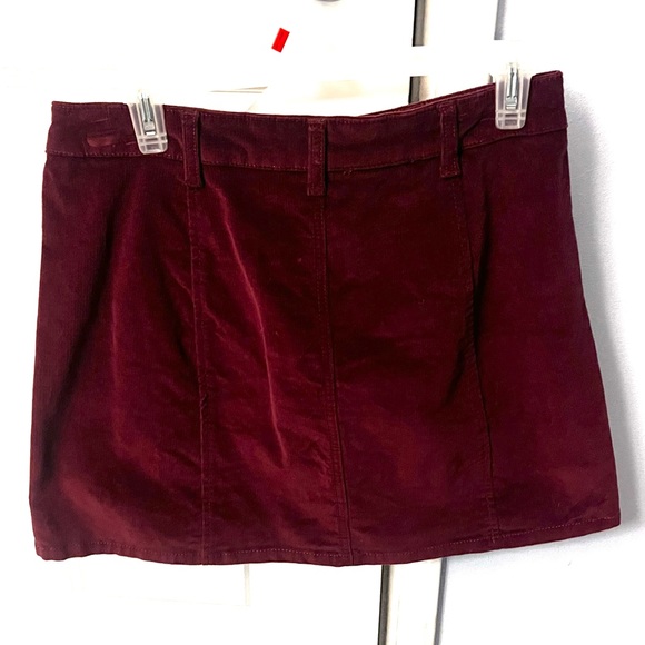 Women’s Corduroy Button Skirt - Picture 2 of 4